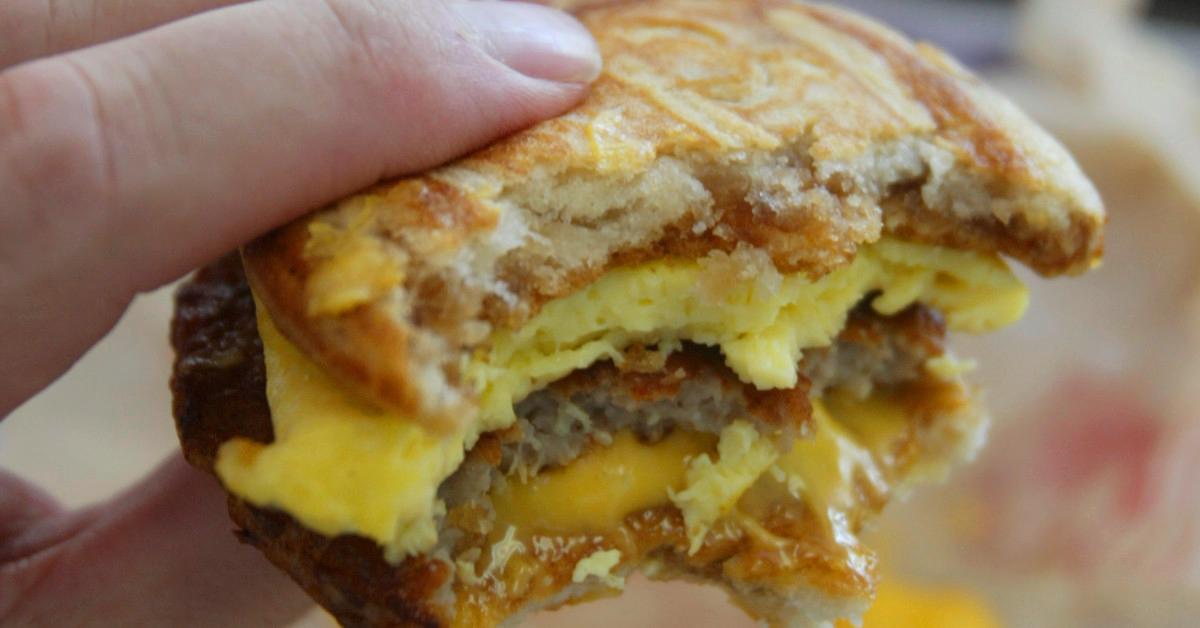 McDonald's breakfast sandwich