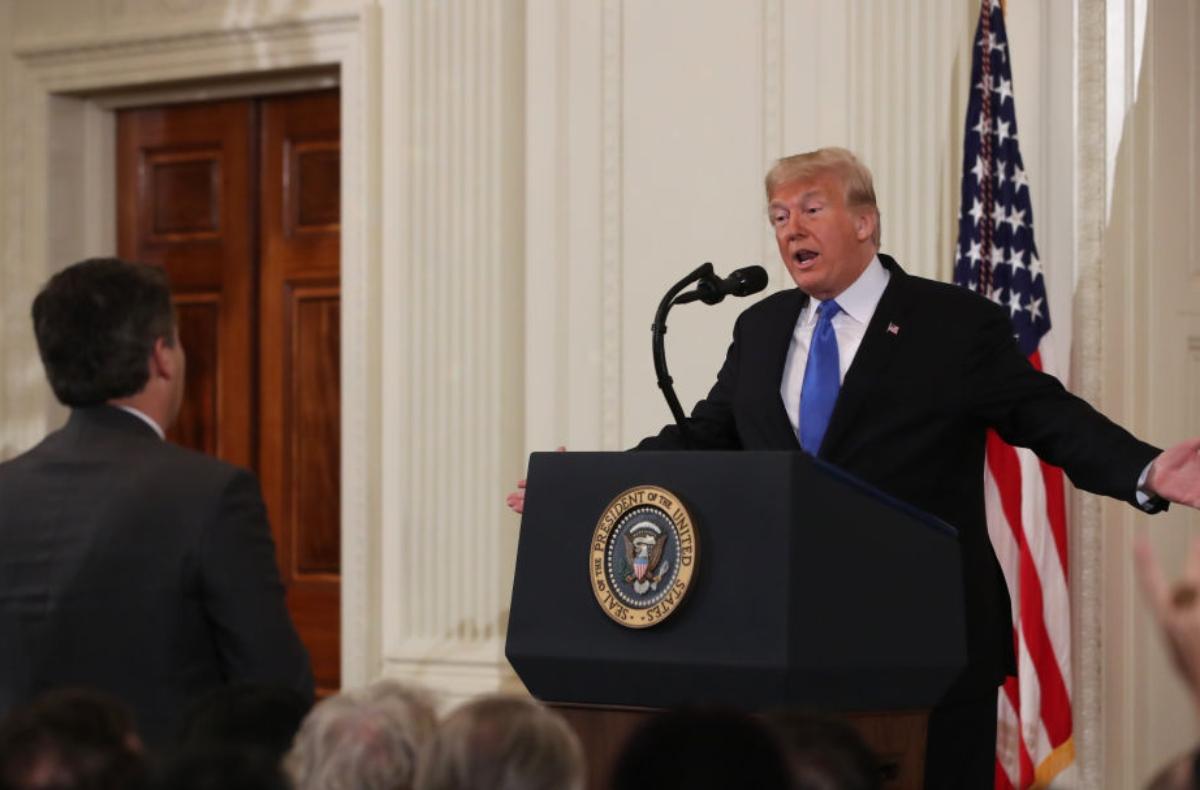 Trump and Acosta