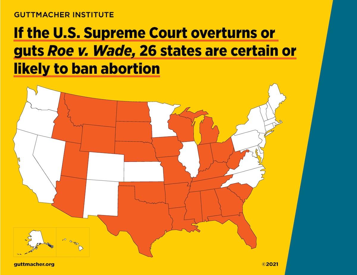 roe v wade anti abortion map