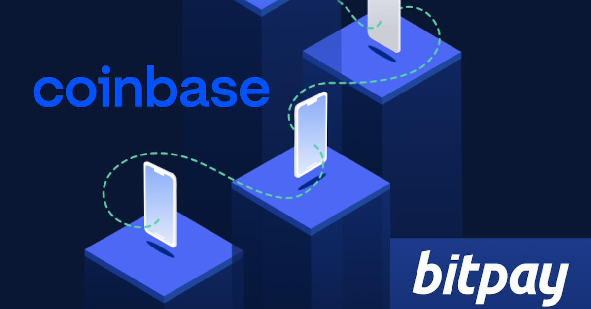 Coinbase and Bitpay graphic