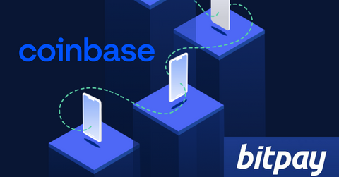 Coinbase and Bitpay graphic
