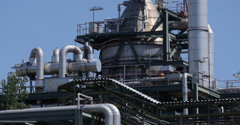 Natural gas-powered thermal power station