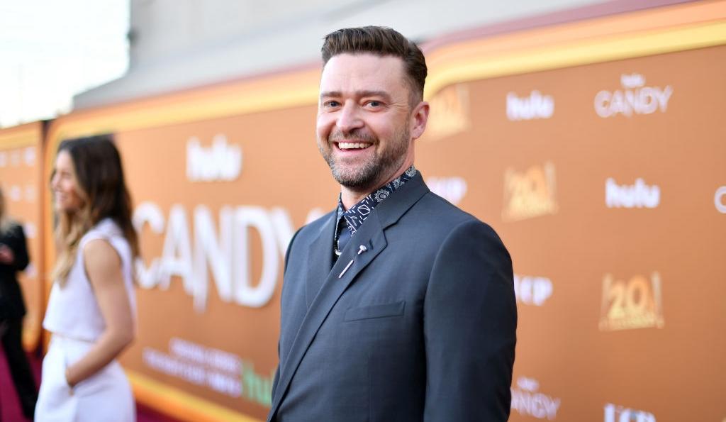 Justin Timberlake in suit on red carpet