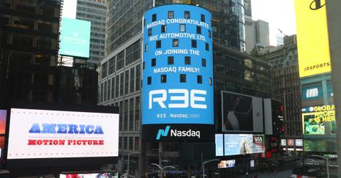 REE Automotive listing