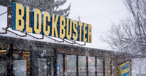 A Blockbuster store