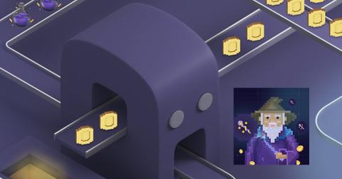 Abracadabra money machine and wizard