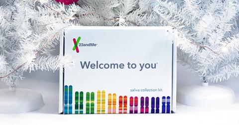 23andMe DNA testing kit