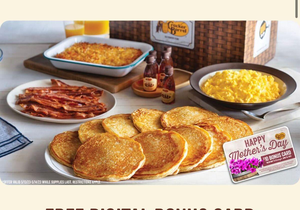 Cracker Barrel Mother's Day Brunch