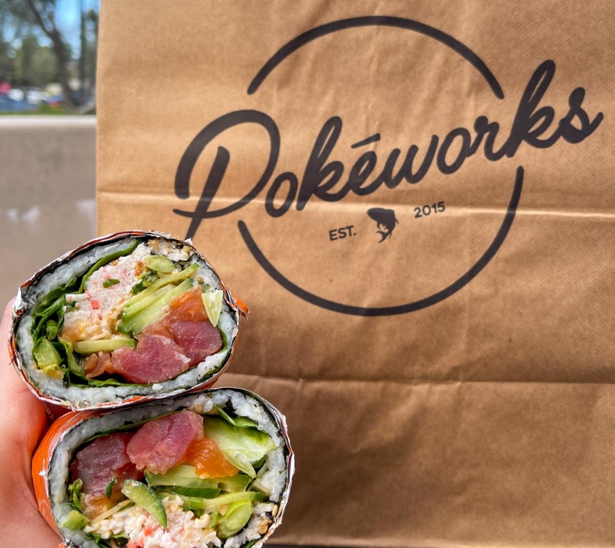 A Pokeworks burrito