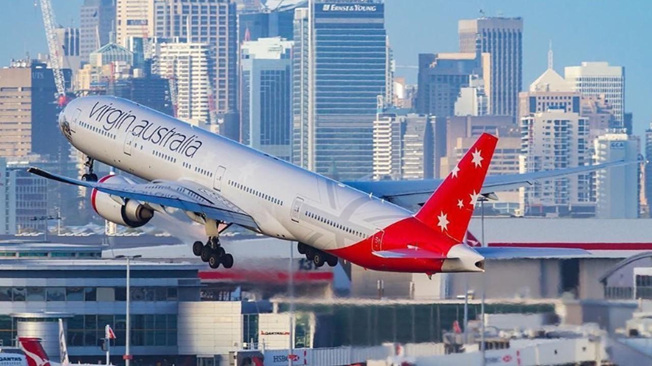 virgin australia airplane