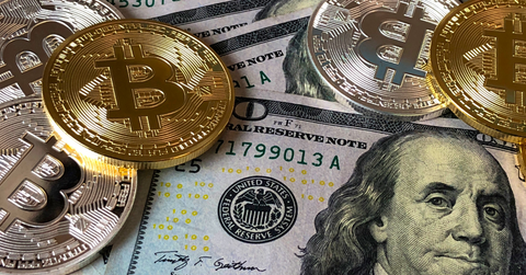 Bitcoin tokens and U.S. money