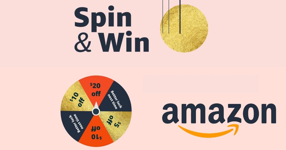 Amazon Spin & Win game