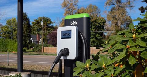 Blink charging station