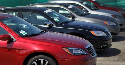 Chrysler Jeep sales lot