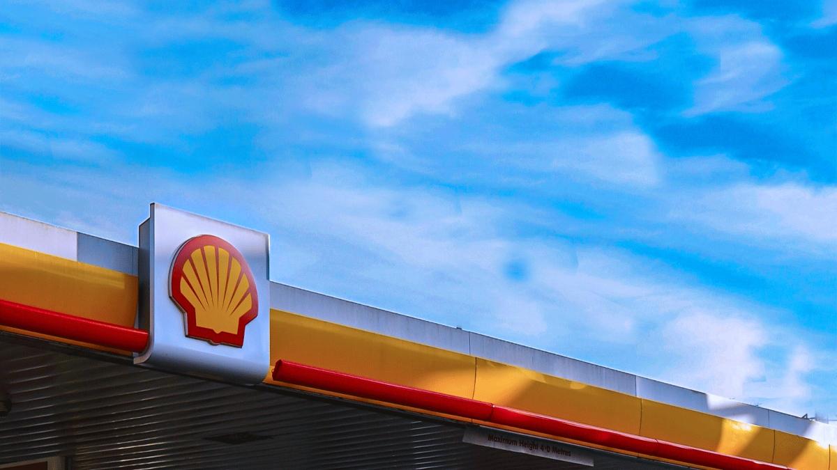 A Shell gas station