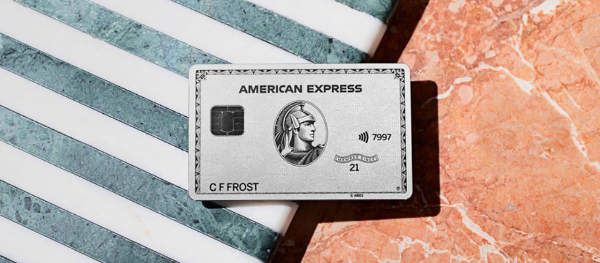 An Amex Platinum card