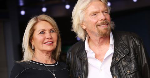 Joan Templeman and Sir Richard Branson