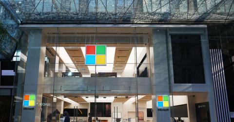 A Microsoft storefront