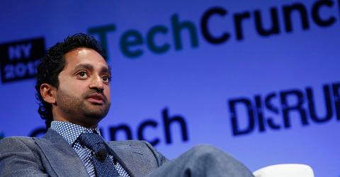 Chamath Palihapitiya of Social+Capital Partnership speaks onstage at the TechCrunch Disrupt NY