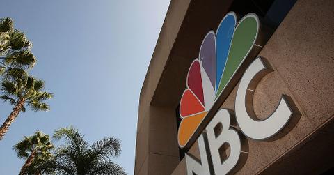 NBC logo on a building