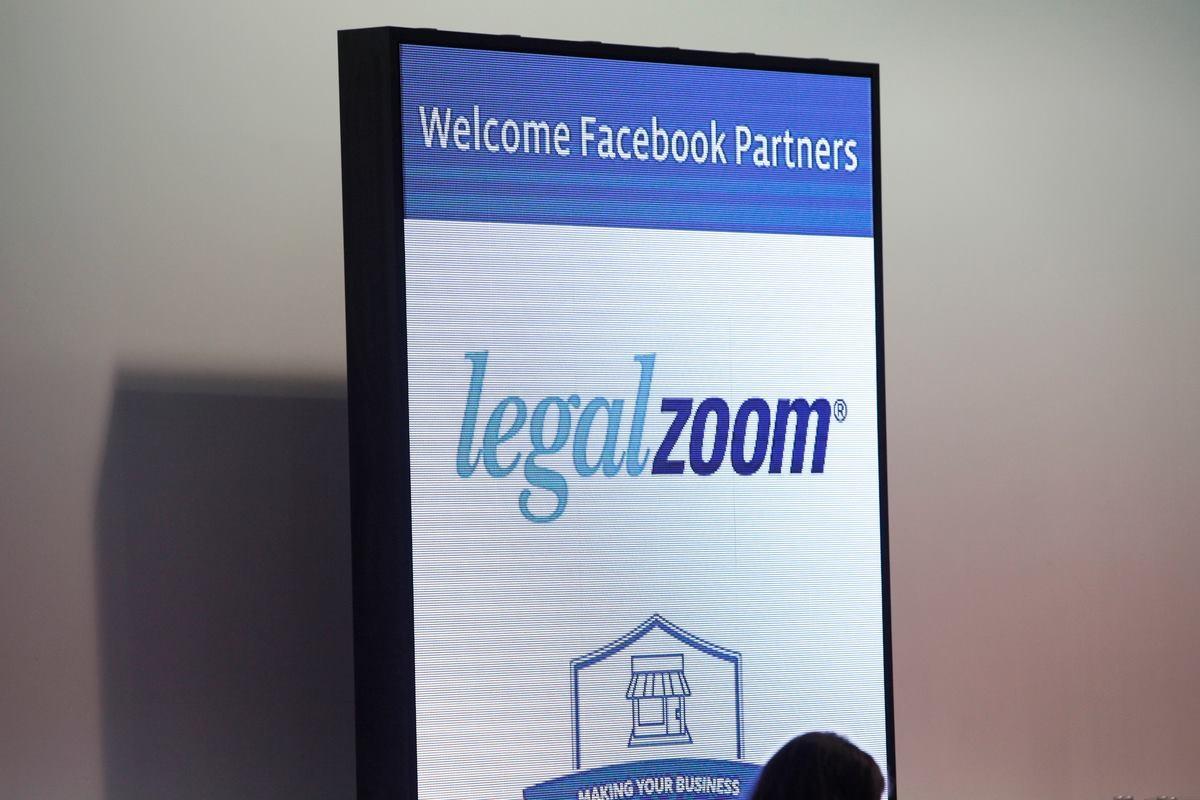 LegalZoom app displayed on a smartphone