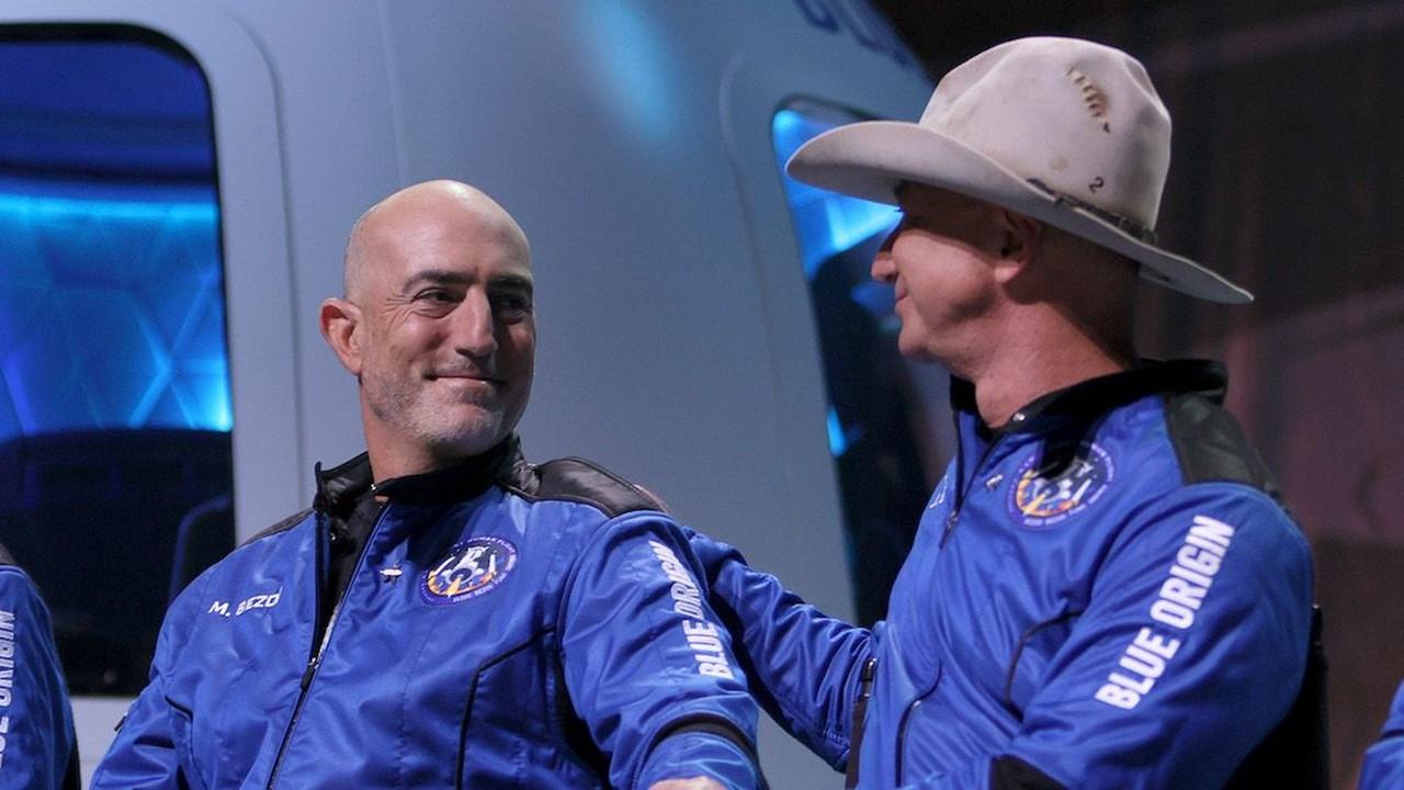 Mark and Jeff Bezos