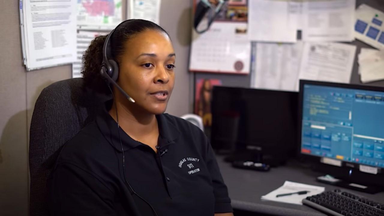 A 911 dispatcher