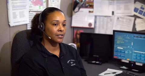A 911 dispatcher