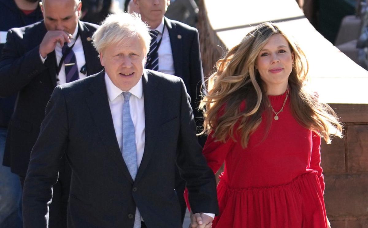 Boris and Carrie Johnson