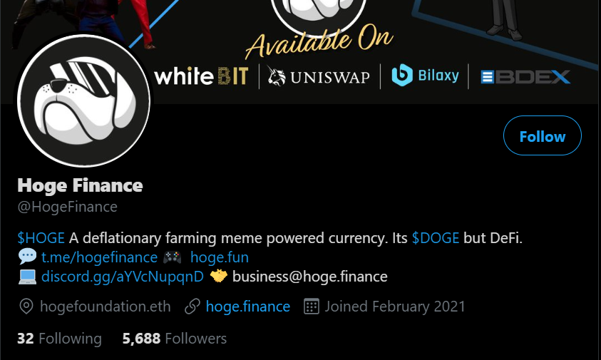 buy hoge crypto