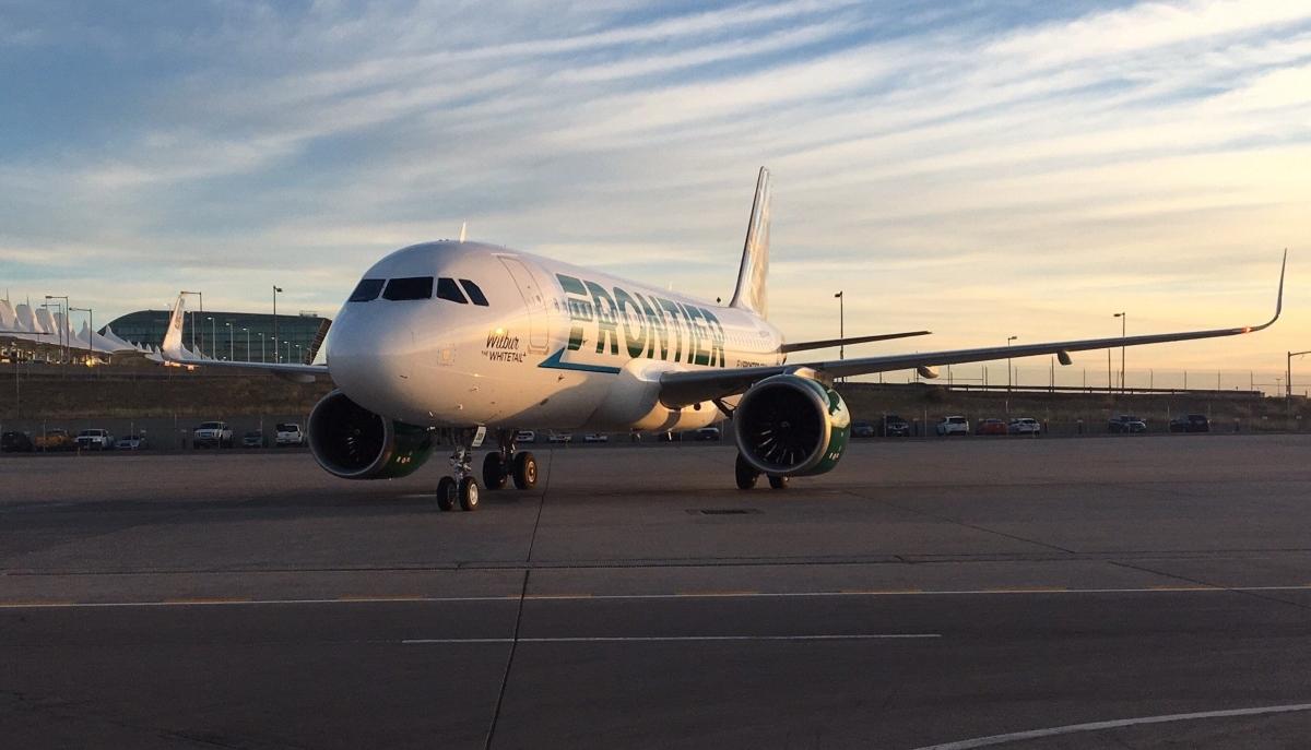 Frontier Airlines plane