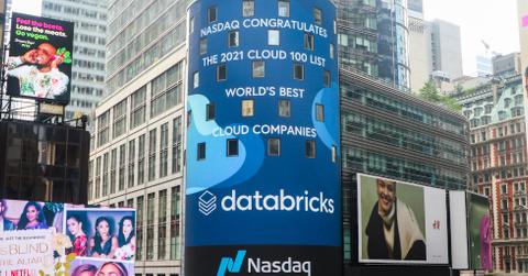 Databricks Nasdaq sign