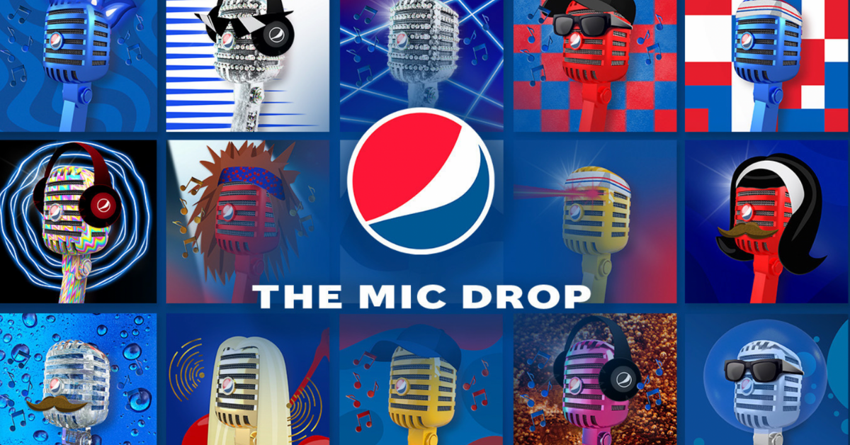 Pepsi Mic Drop NFT advertisement