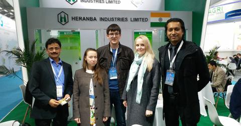 People standing at Heranba Industries' event day