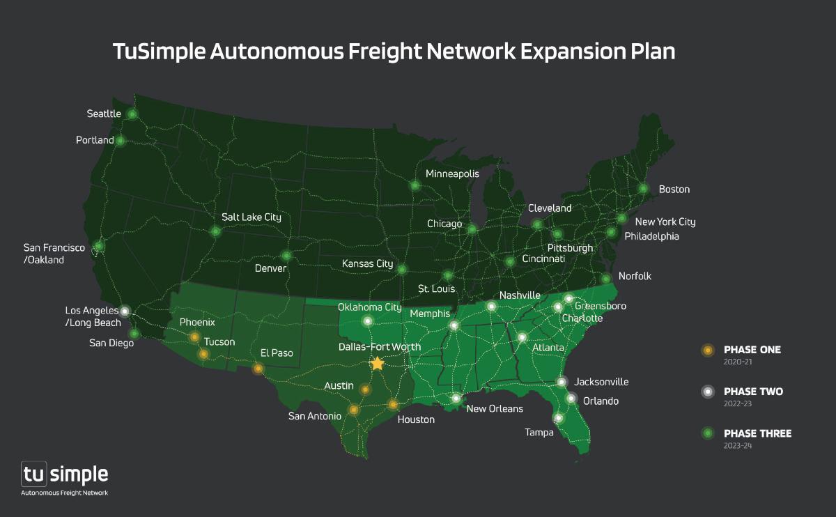 driverless truck stock tsp