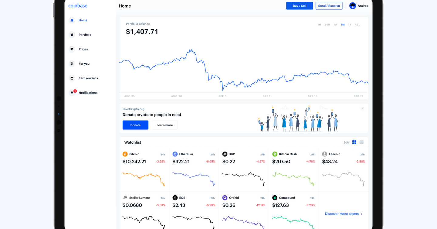 coinbase credit card limits