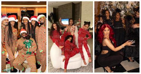 celebrity families at Christmas