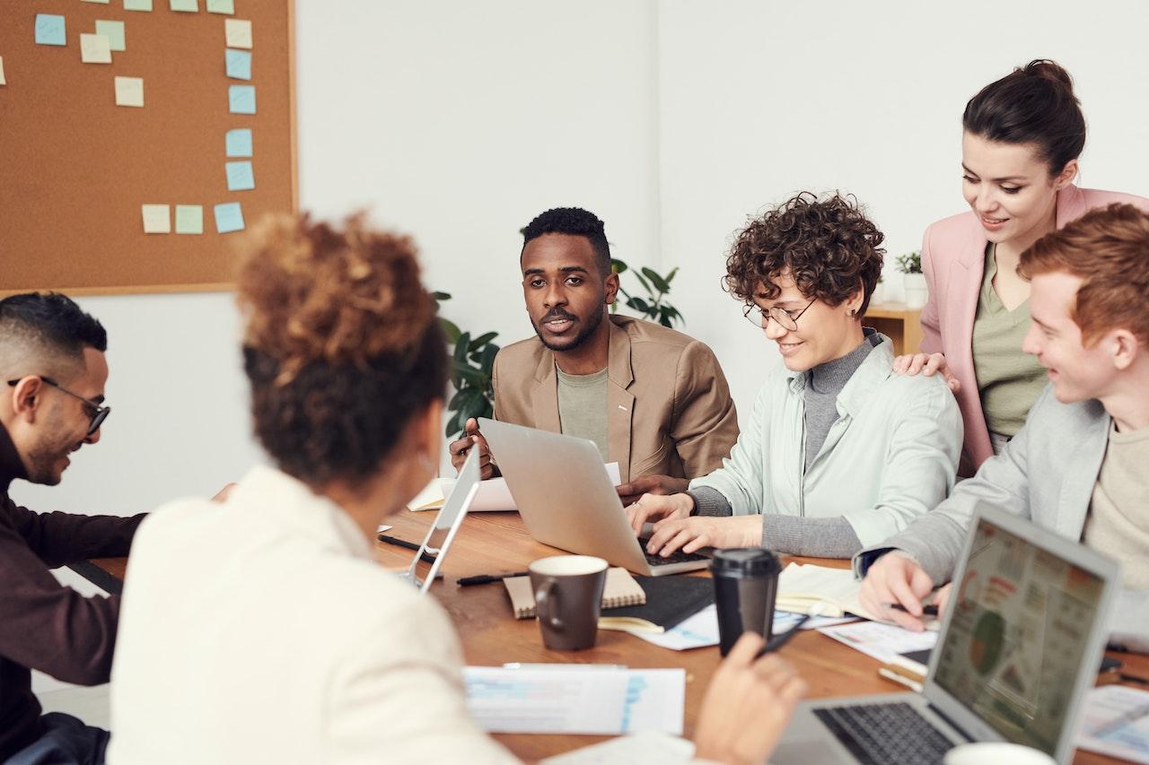 People in a meeting room