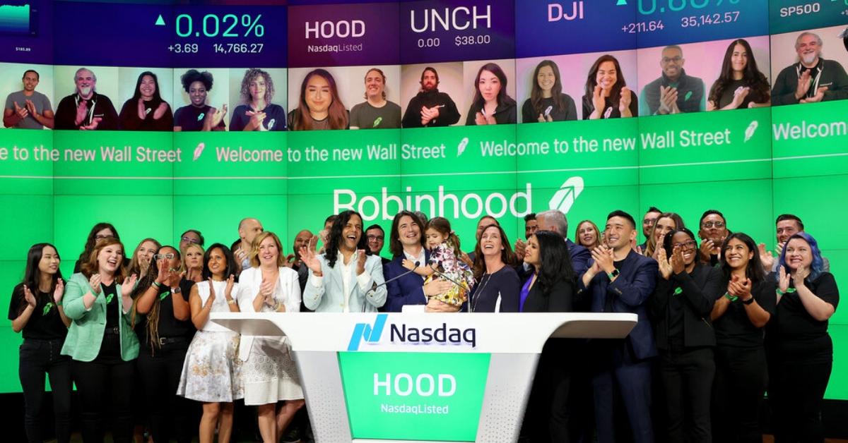 Robinhood listing on Nasdaq