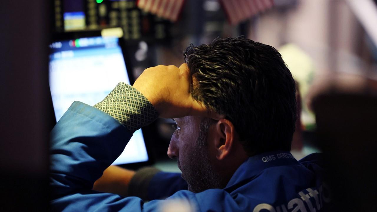 A frustrated stock trader