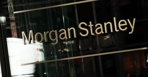 Morgan Stanley name on a window