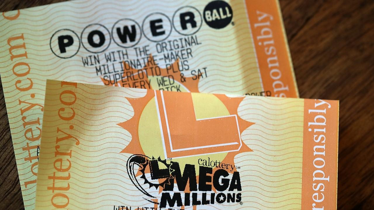 Powerball and Mega Millions lottery tickets