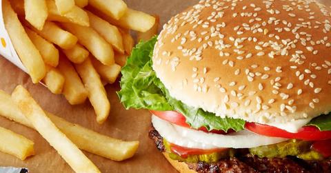 Burger King Whopper and fries