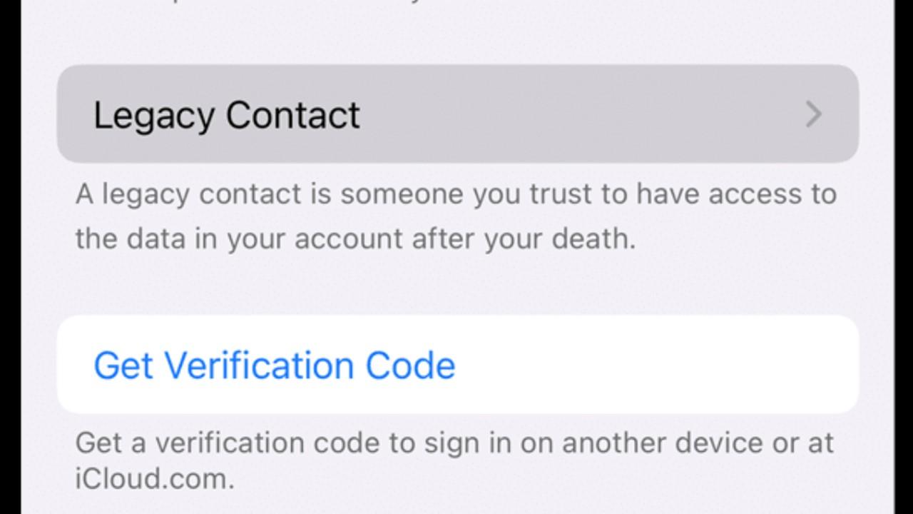 apple legacy contact