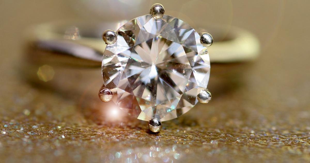 moissanite ring