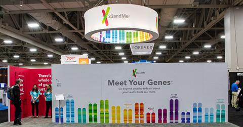 23andMe booth