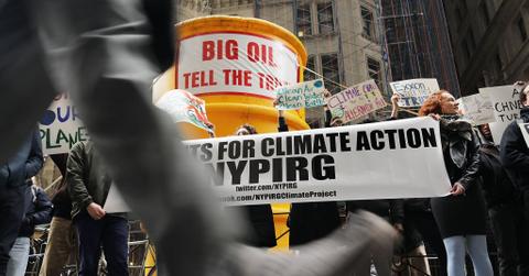 Big oil protest against Exxon and other companies