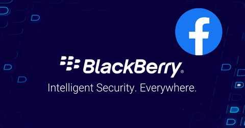 BlackBerry and Facebook logos