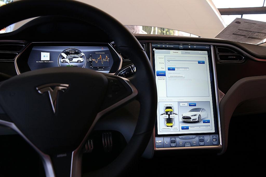 tesla interior