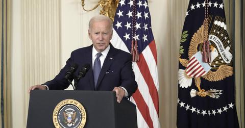 Biden discussing the Inflation Reduction Act